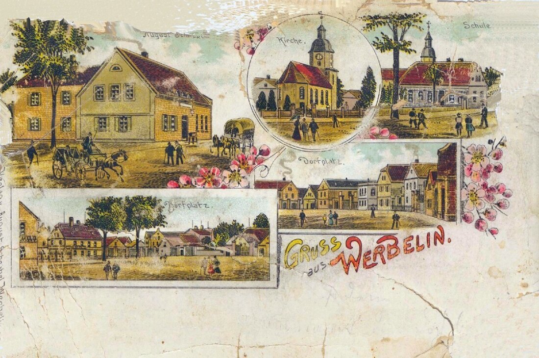 Postkarte Werbelin